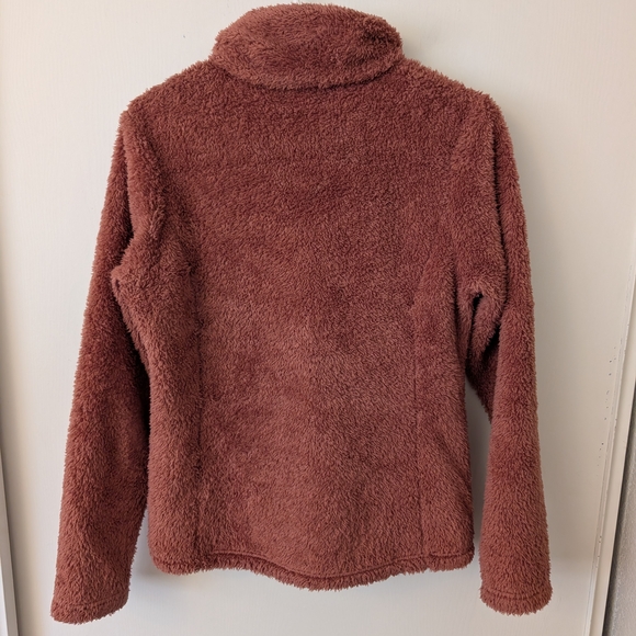 Patagonia Womens Small Quarter Zip Pullover Orange Outdoors Preppy Cozy Casual - Picture 5 of 7